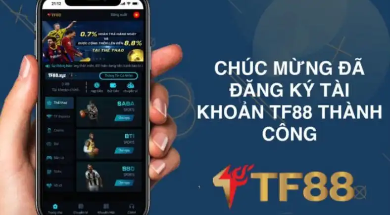 Cách đăng ký tài khoản TF88